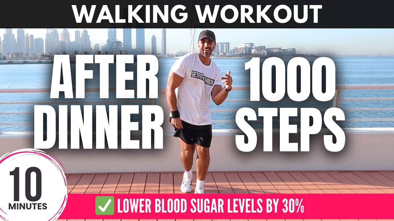 After Dinner Walk at Home | Reduce Blood Sugar by 30%
