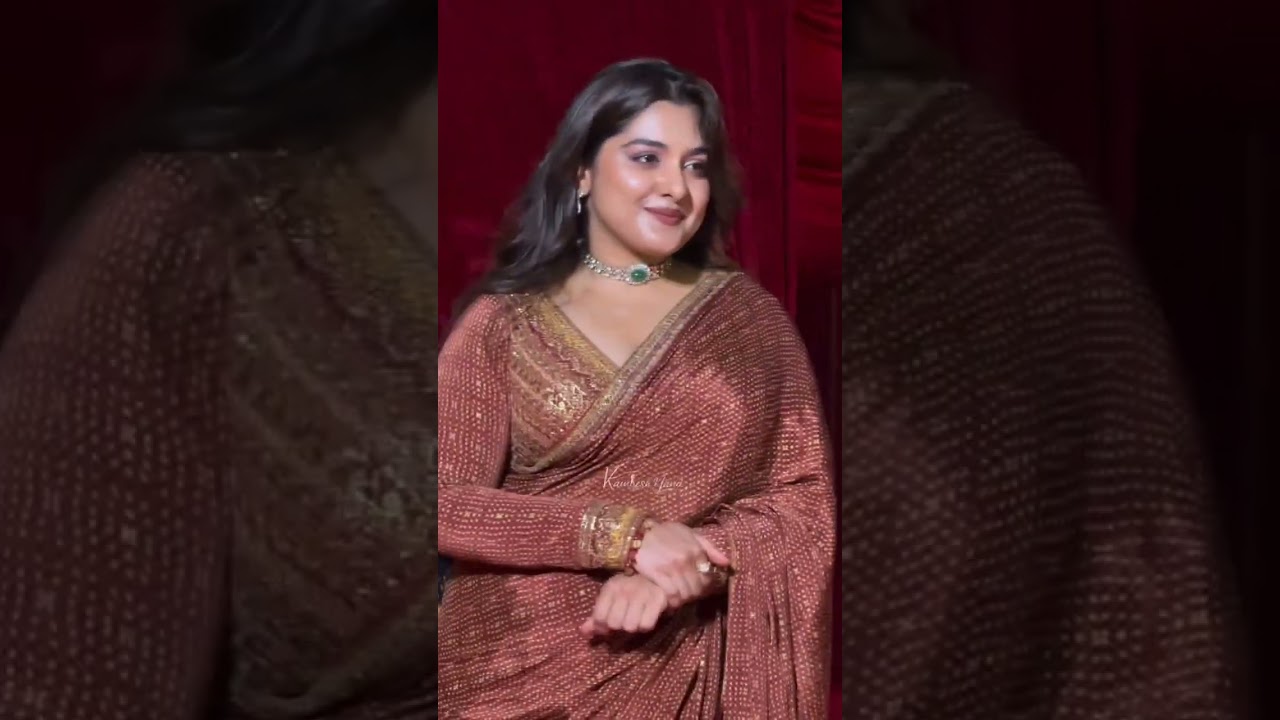 After long time nivethomas snapped at gadder film awards In hyderabad #nivethomas