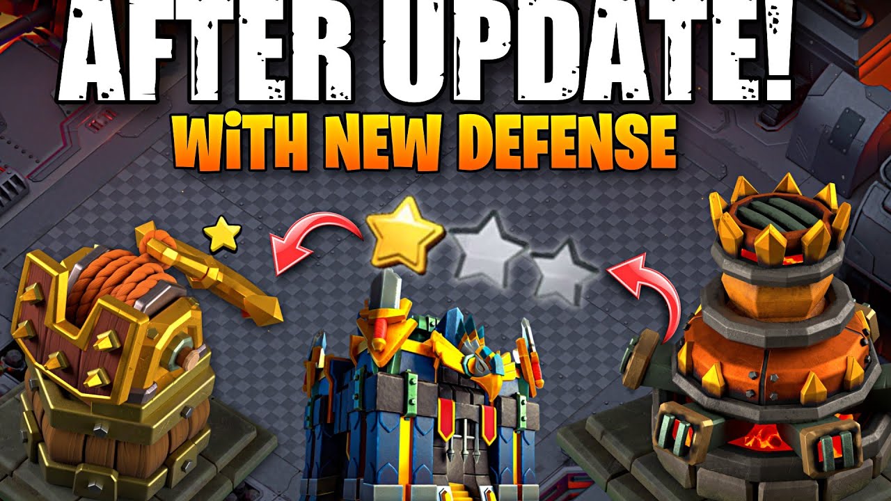 AFTER UPDATE ! WITH NEW DEFENSE TH17 ONLY 1 AND 2 STAR PUSH BASE LINK TH17 WAR BASE LINK 2025