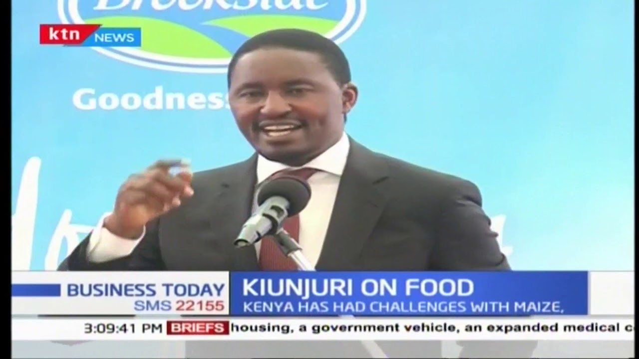 Agriculture Cabinet Secretary Mwangi Kiunjuri raises concerns over dangerous food