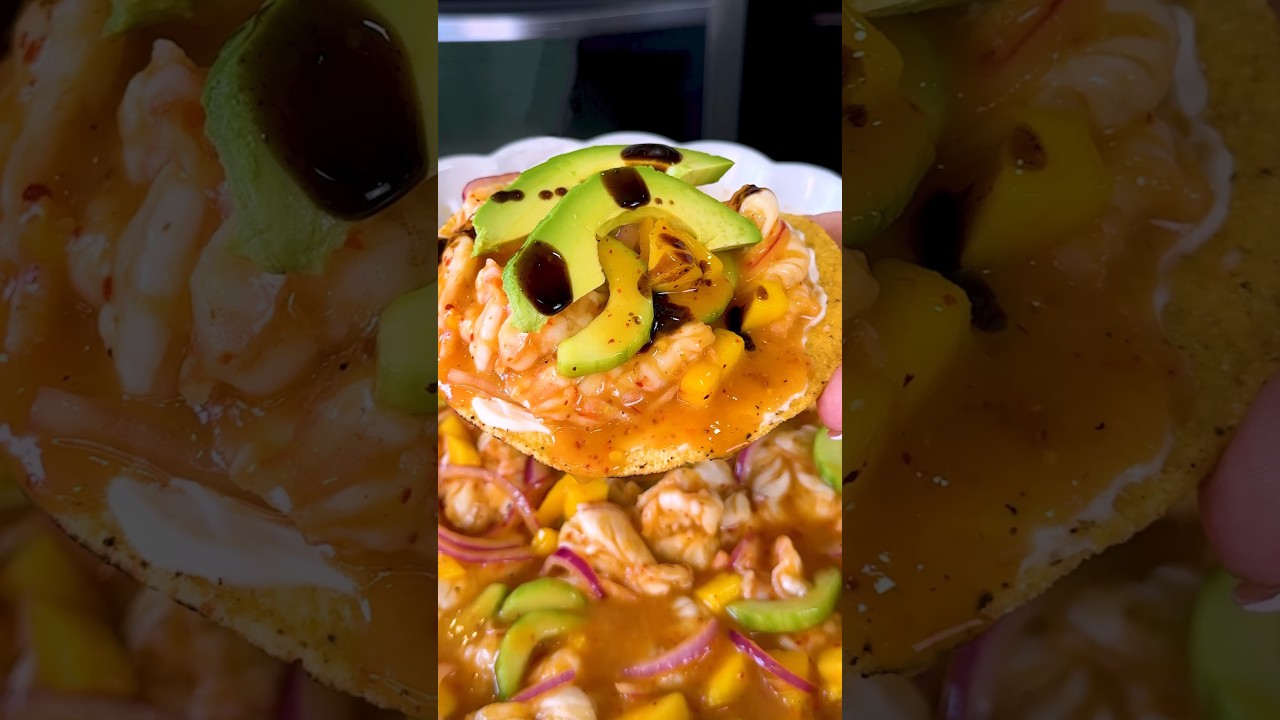 Aguachile Rojo de Mango Easy Recipe #shorts