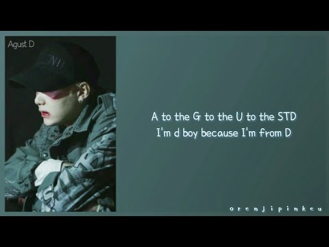 AGUST D - Agust D [Easy Lyrics]