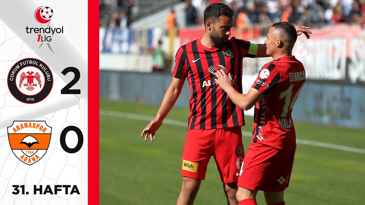 Ahlatcı Çorum FK (2-0) Adanaspor - Highlights/Özet | Trendyol 1. Lig - 2023/24