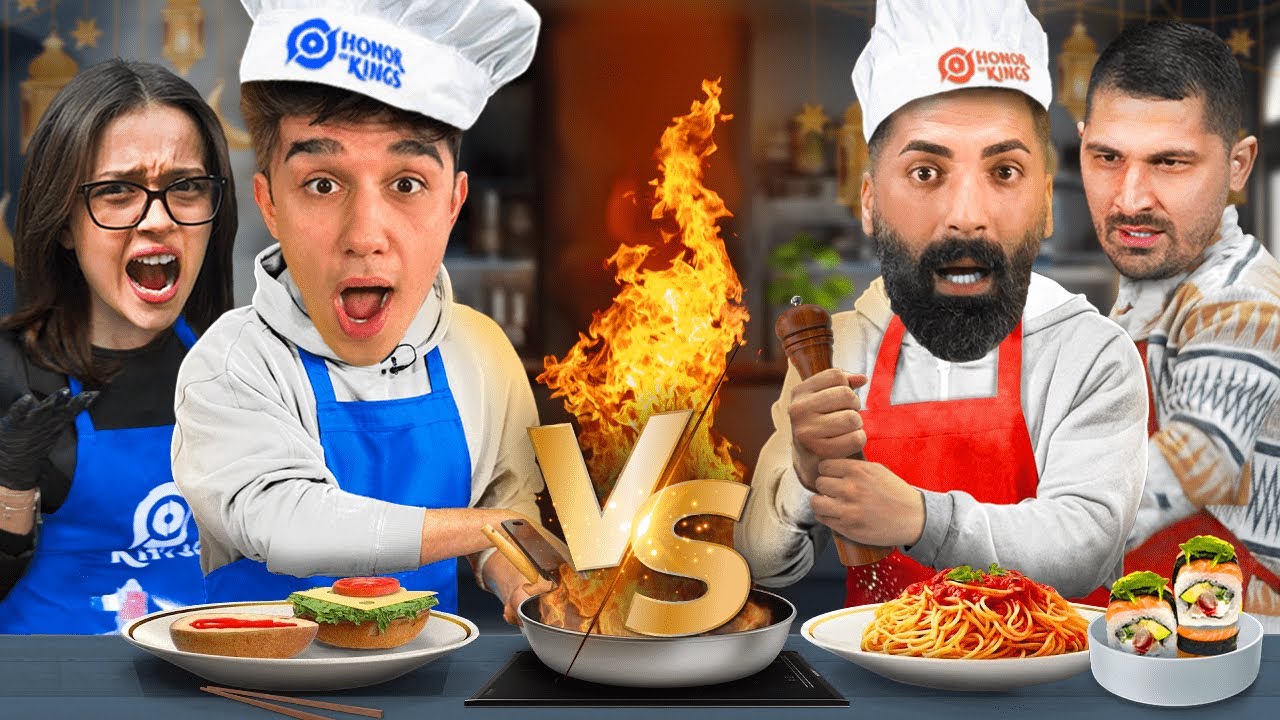 Ahmet Feride vs Mami Sefa YEMEK YARIŞMASI | Ramazan Özel !?