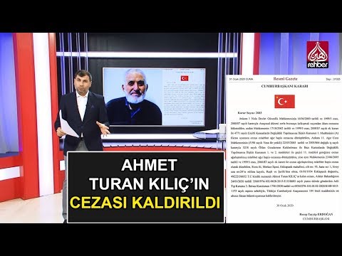 Ahmet Turan Kılıç  tahliye edildi