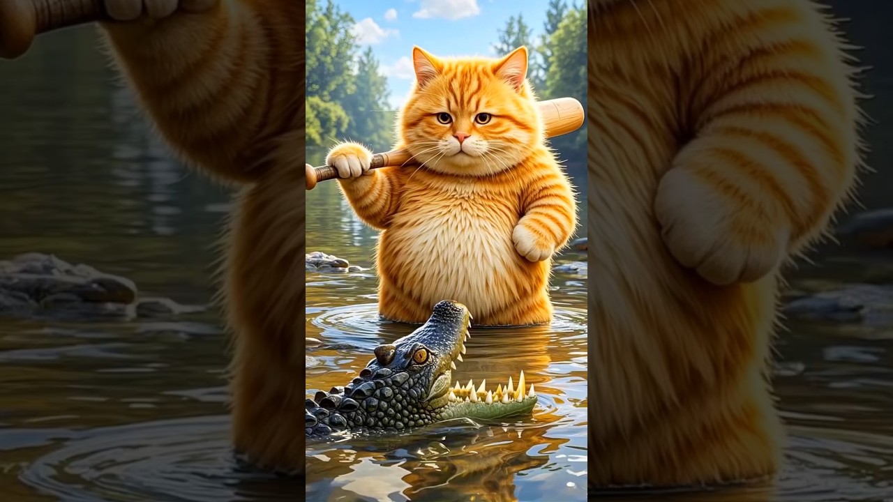 Ai animated Cat funny video #pets #funny #wildlife