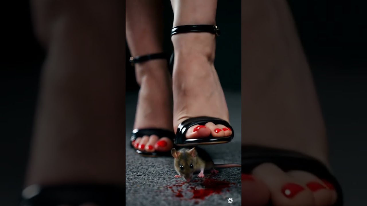 ai girl say for the mouse are you ready to be crushed under my high heels sandals