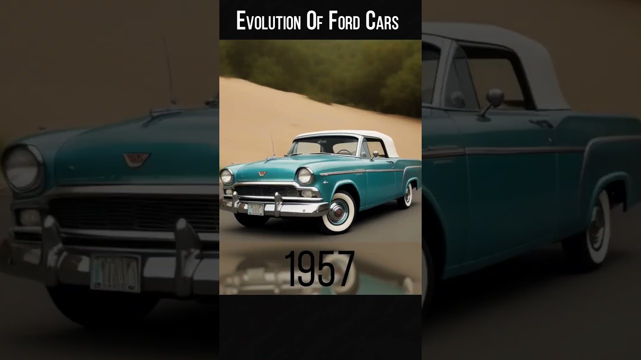 AI will show the evolution of FORD cars🚗