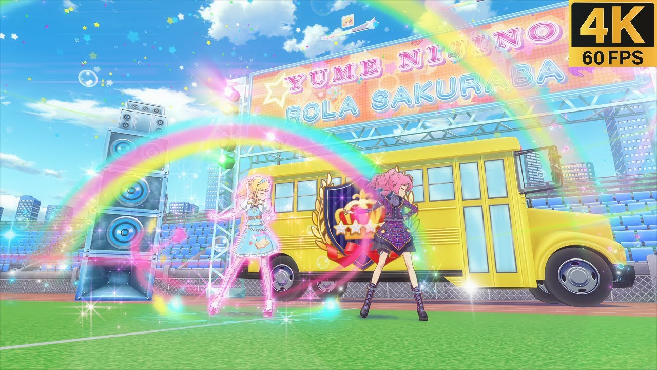 Aikatsu Stars! ❖ Yume ❖ Laura ✵ 1, 2, Sing for You! ✵【 Master 4K 】