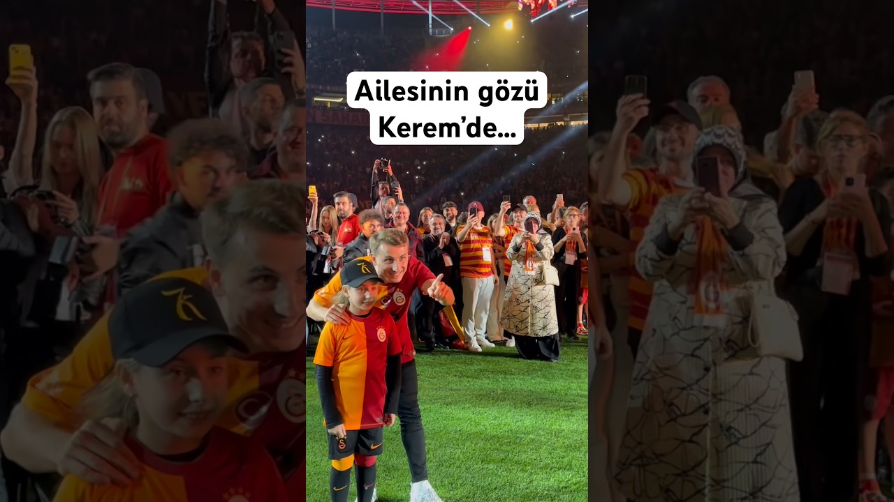 Ailesi Kerem Aktürkoğlu’nu yalnız bırakmadı…🥰 #galatasaray #keremaktürkoğlu #gs #reels