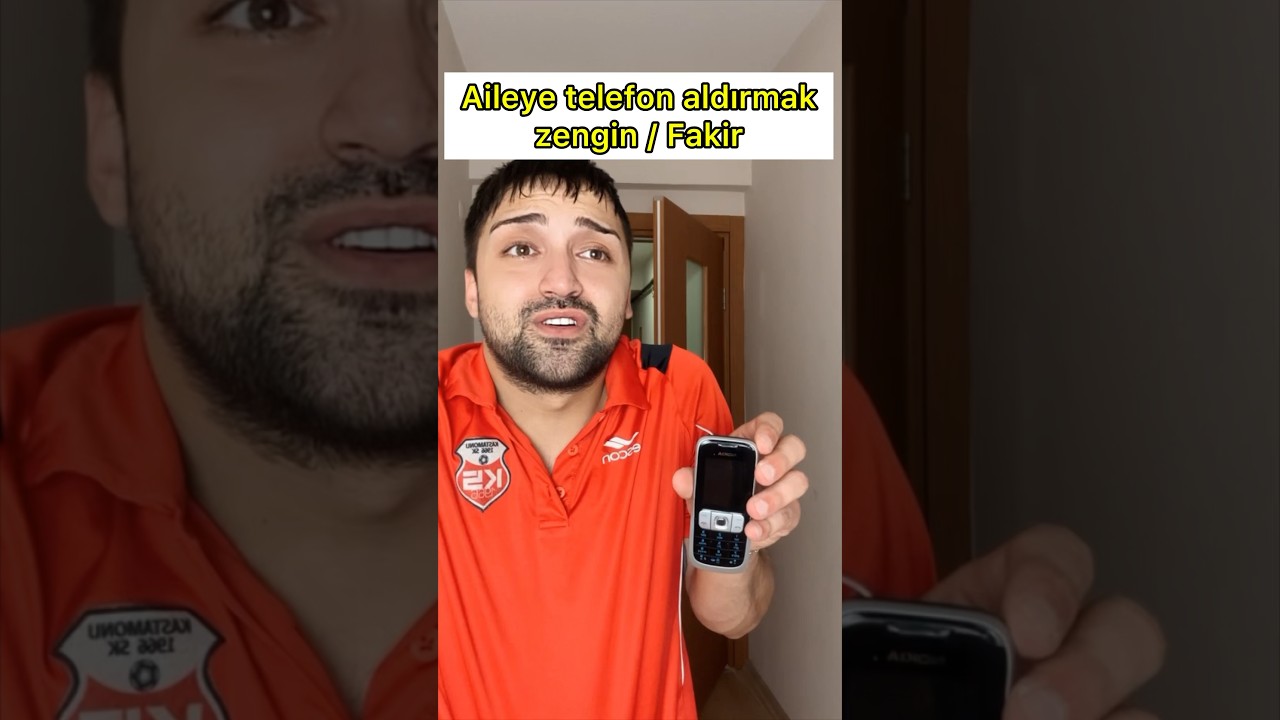 Aileye telefon aldırmak Zengin / Fakir #shorts