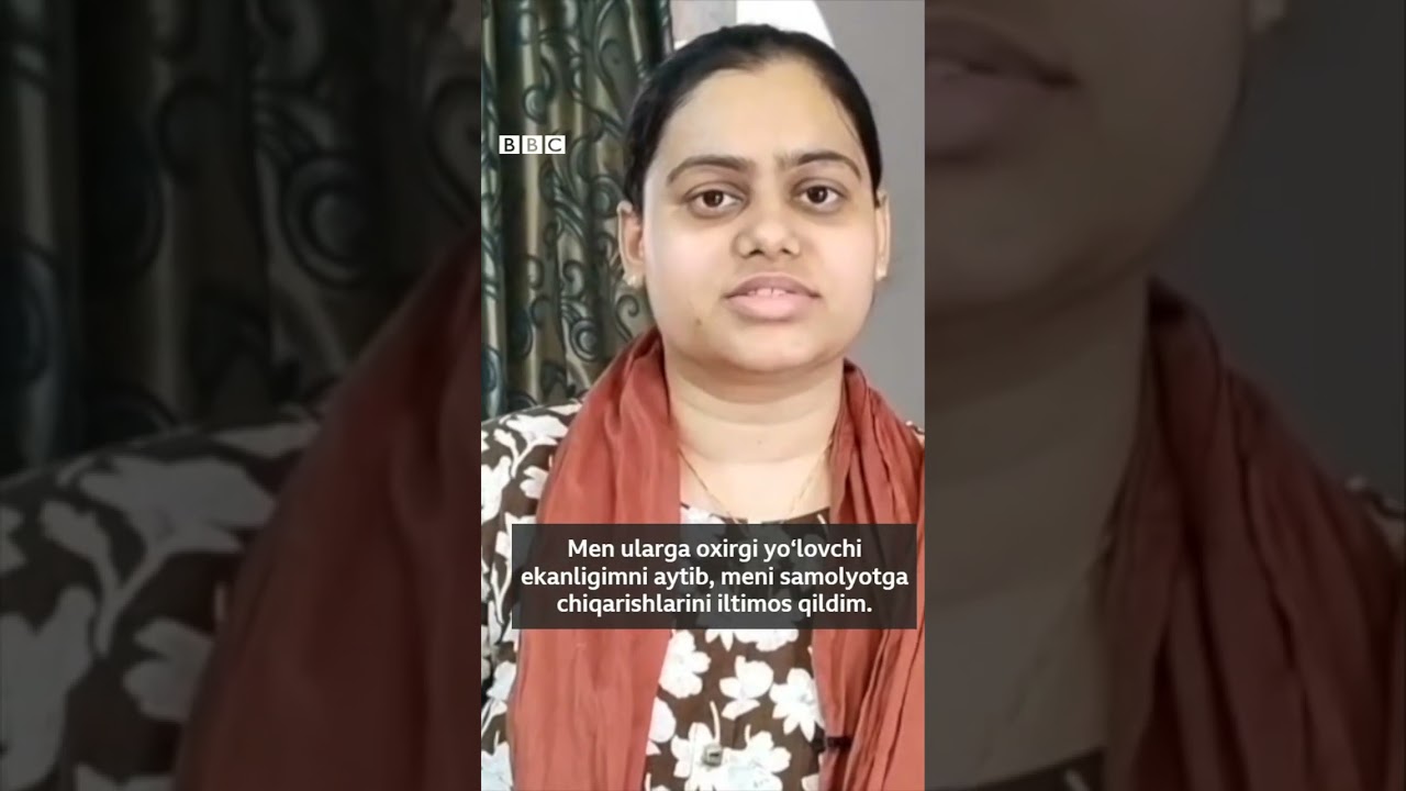 Air India halokatidan omon qolgan ayol BBC News O'zbek #yangiliklar
