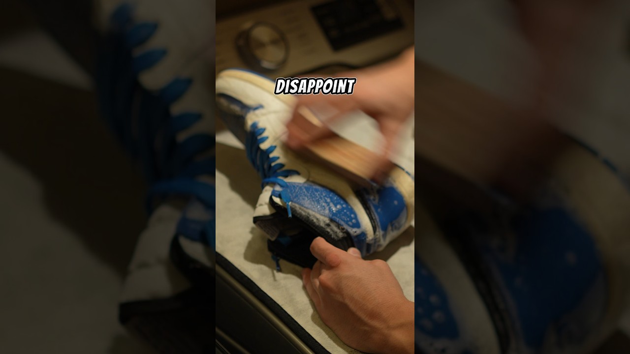 Air Jordan 1 Travis Scott Fragment Cleaning