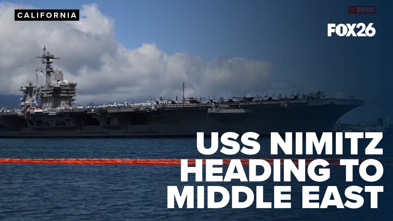 Aircraft Carrier USS Nimitz joining USS Carl Vinson in the Middle East