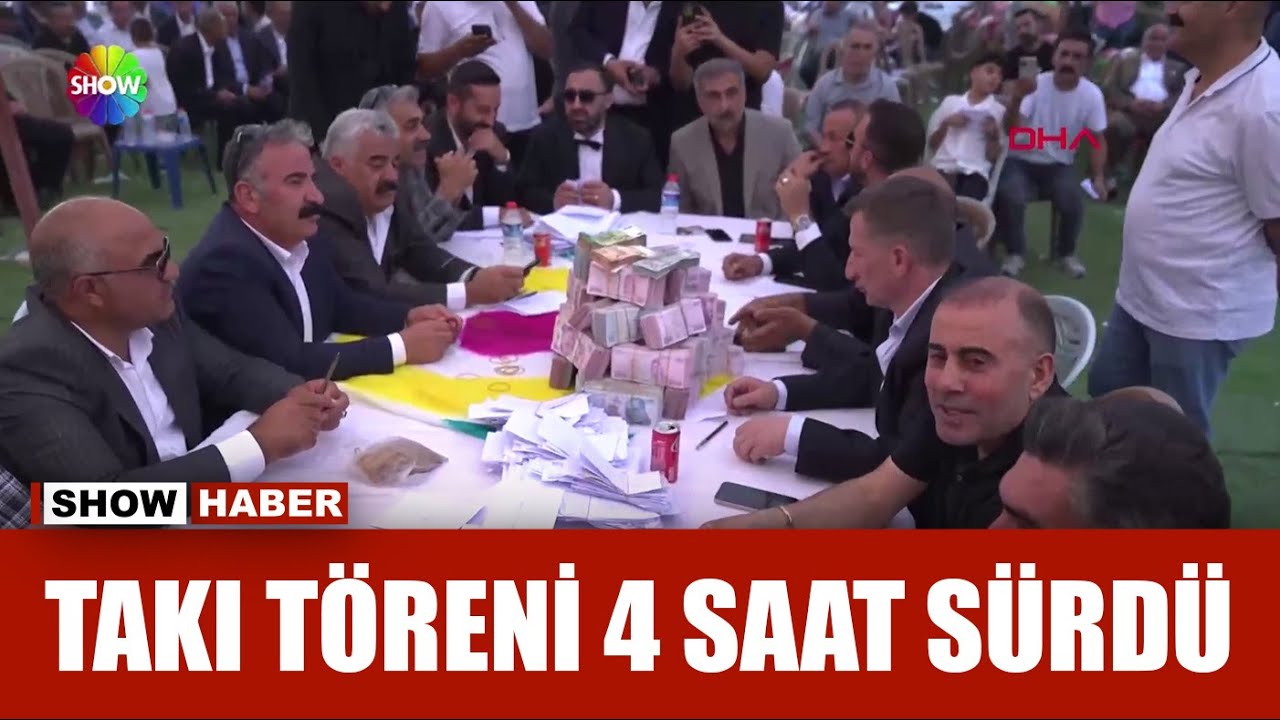 Aşiret düğününde dudak uçuklatan takı