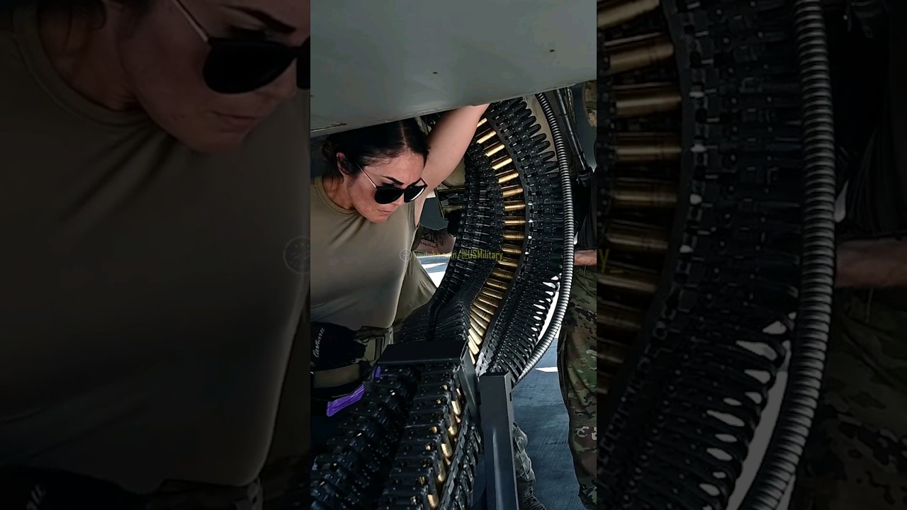 Airmen Load 20mm Rounds into the Mighty F-15C Eagle