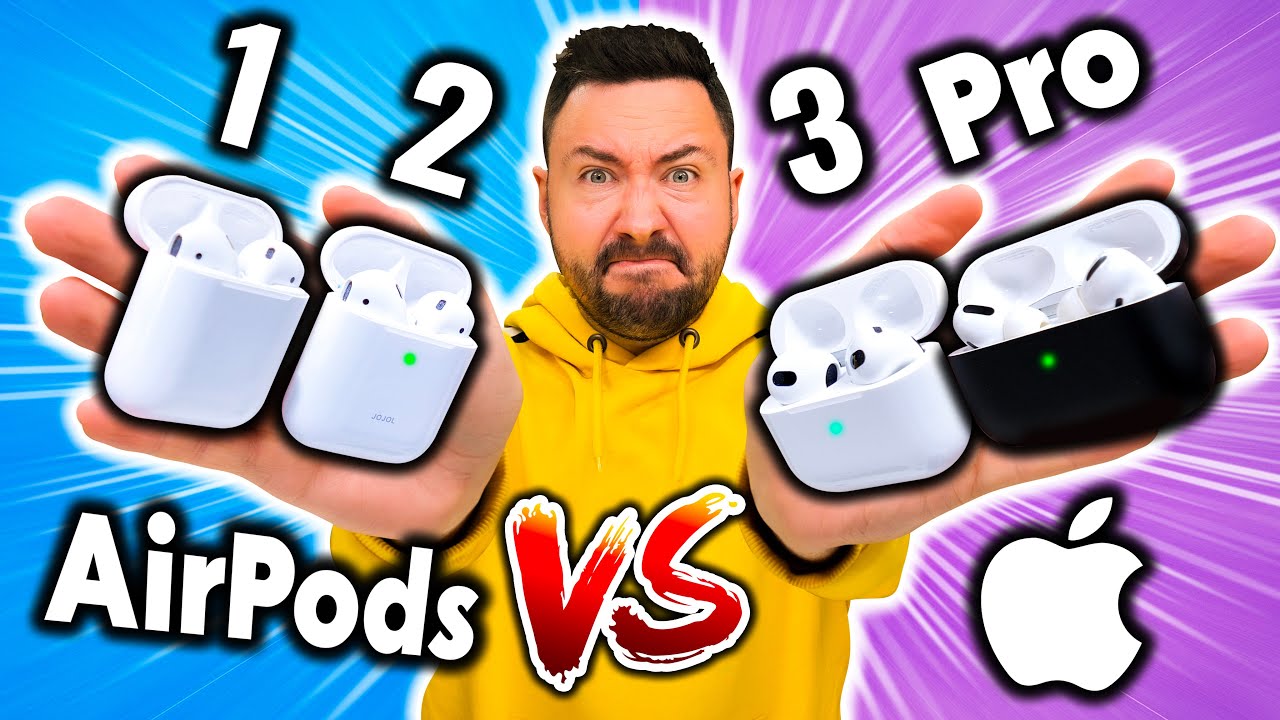 AirPods 3 vs AirPods 2 vs AirPods Pro vs AirPods 1: the Big Comparison!