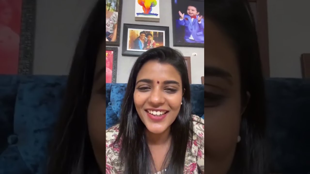 aishwarya rajesh insta live