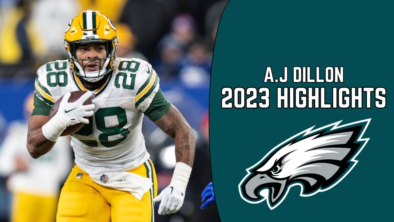 A.J Dillon Highlights 🔥 | Welcome to the Eagles