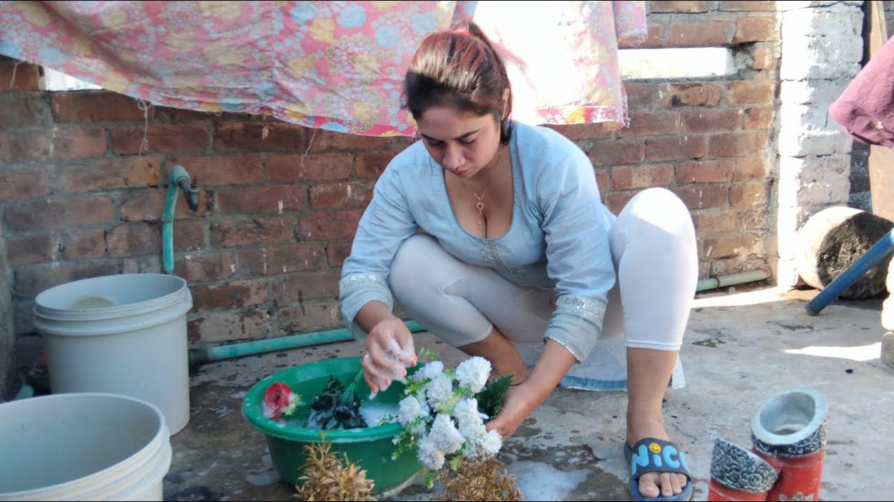 Aj Mena Apna Rom Clean Kiya || Today waking Day | RuralLife Pakistan village lifestyle panjab