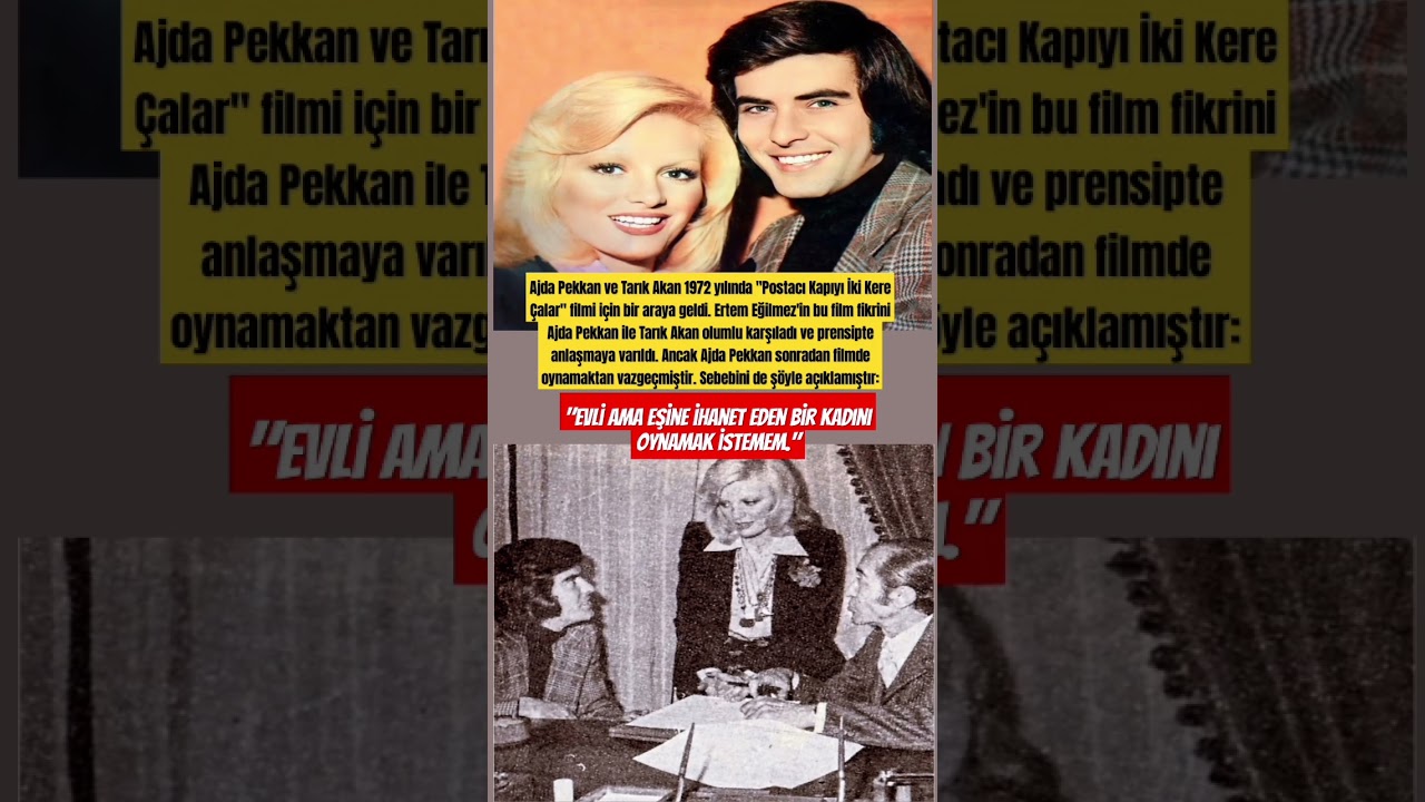 Ajda Pekkan ve Tarık Akan 1972 yılında 