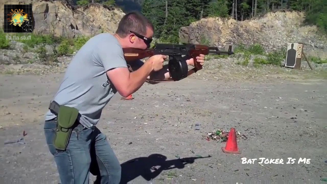 Ak 47 world most Demanding Gun Extended Magazine Test 50/1000 BULLETS