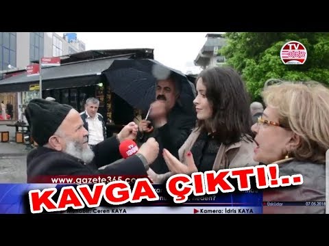 AK Parti'yi çılgınca savunan amca: 155'i ararım 15 Temmuz hainleri...