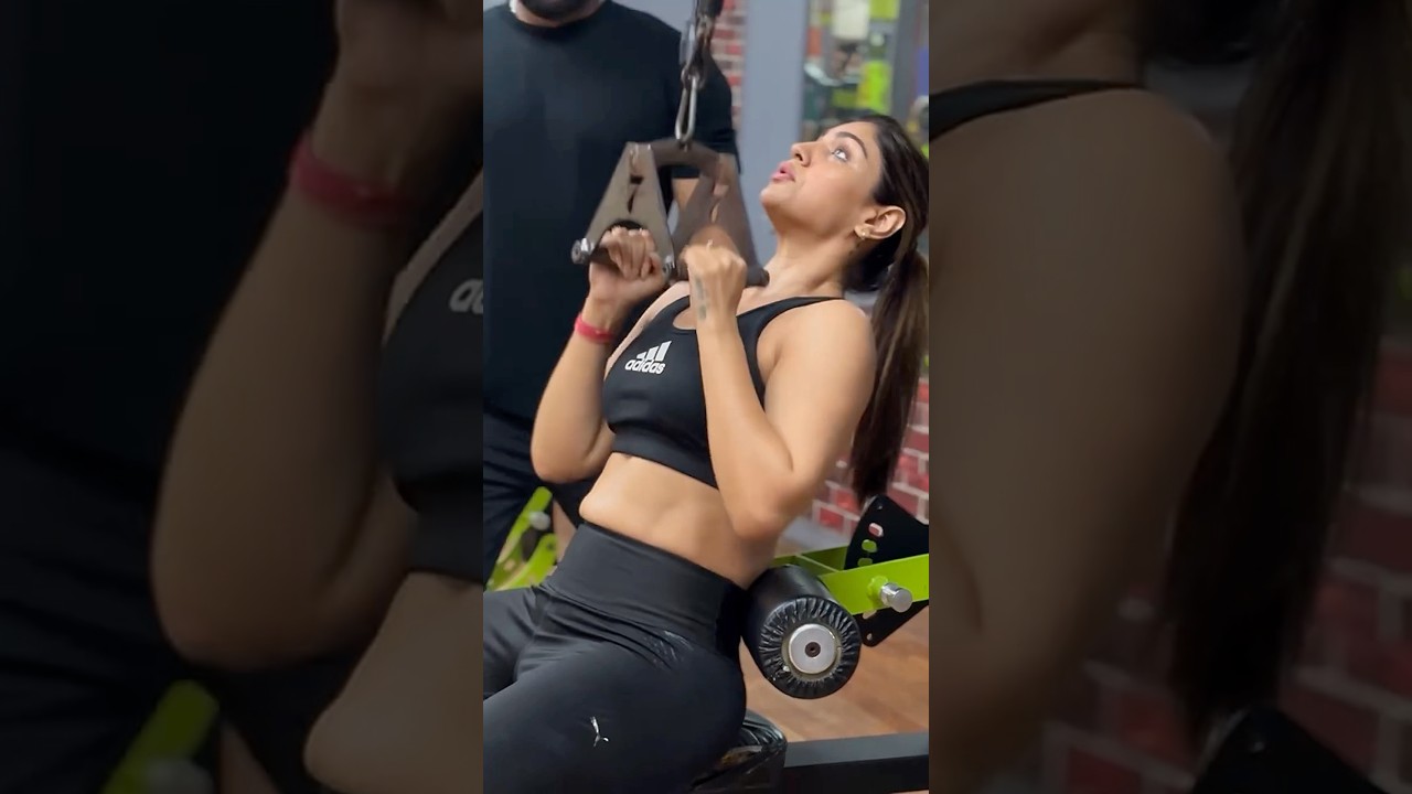 Akanksha Puri Workout in Sultanpur Gym💪for her upcoming movie|The Unseen Shorts #akankshapuri