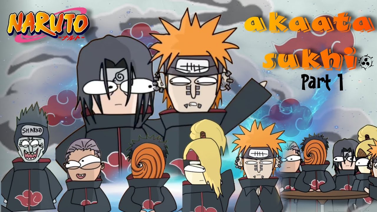 Akatsuki Gang ka Asli Andaaz!😂☁️ #boffoparadise | Funny Anime Animation