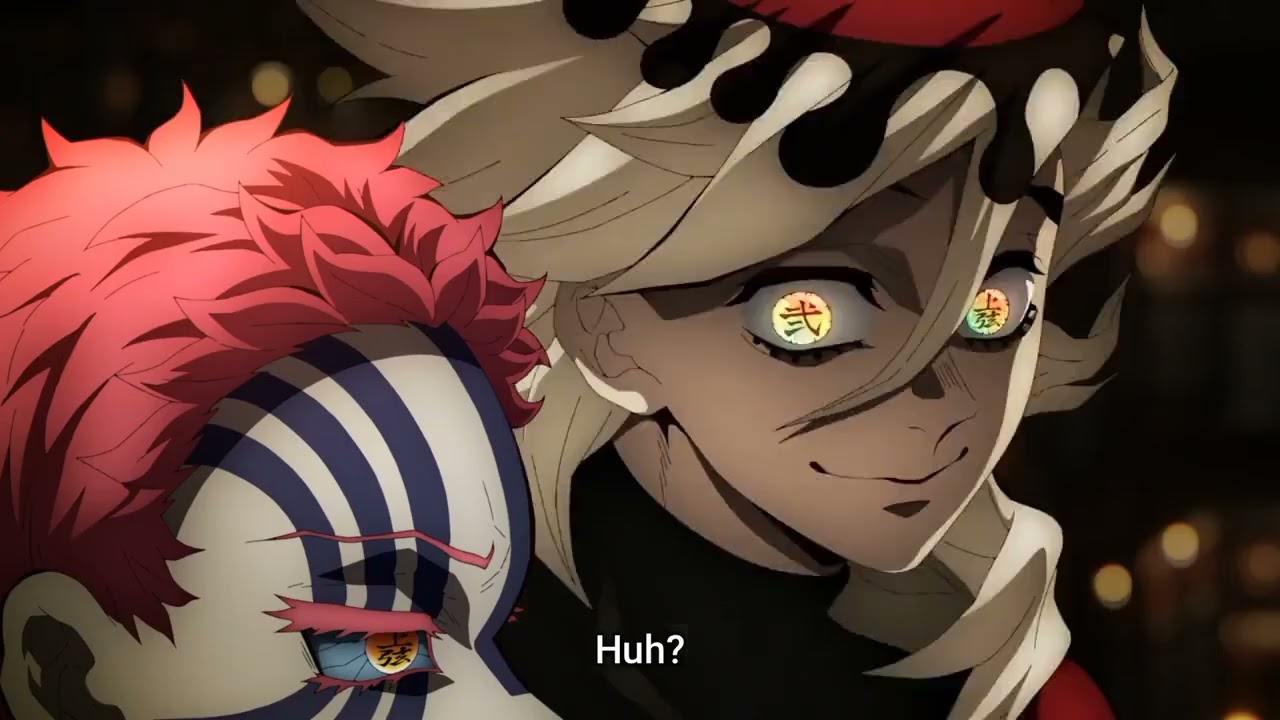Akaza punches Douma badass scene#akaza#douma#demonslayer