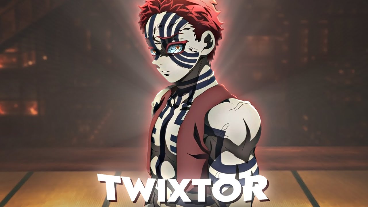Akaza Twixtor Clips For Editing - With/Without RSMB (Demon Slayer Season 3)