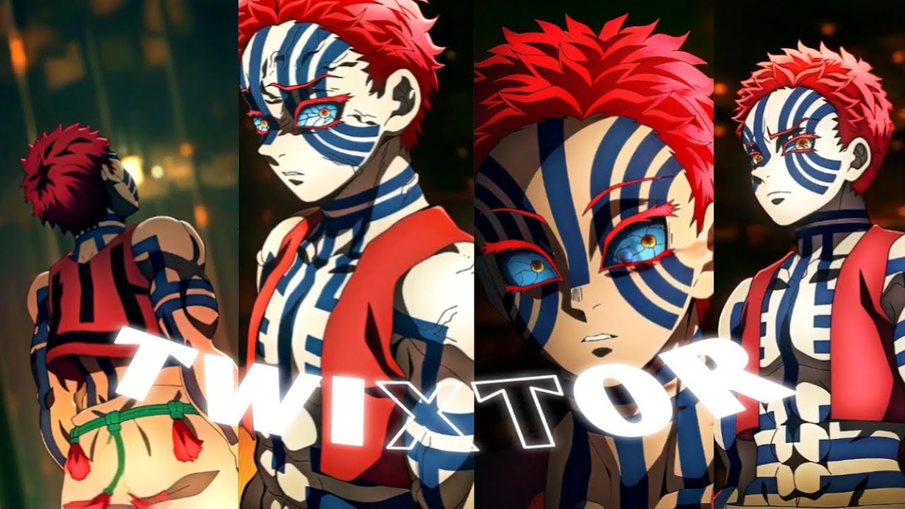 Akaza Twixtor+cc clip for editing (Demon slayer season 3)