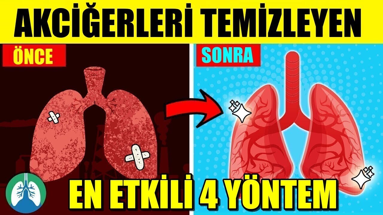 AKCİĞERLERİ TEMİZLEYEN ÇOK ETKİLİ 4 YÖNTEM