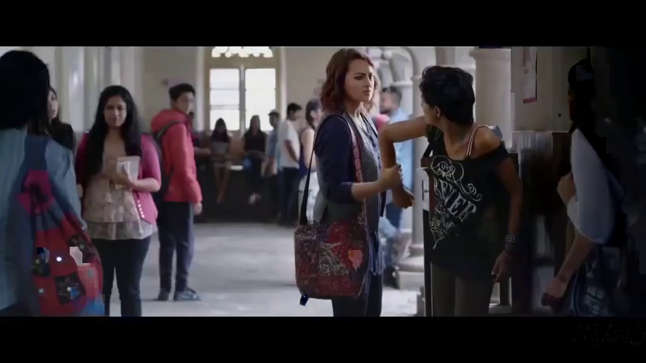 AKIRA MOVIE, Sonakshi Sinha college fight scene