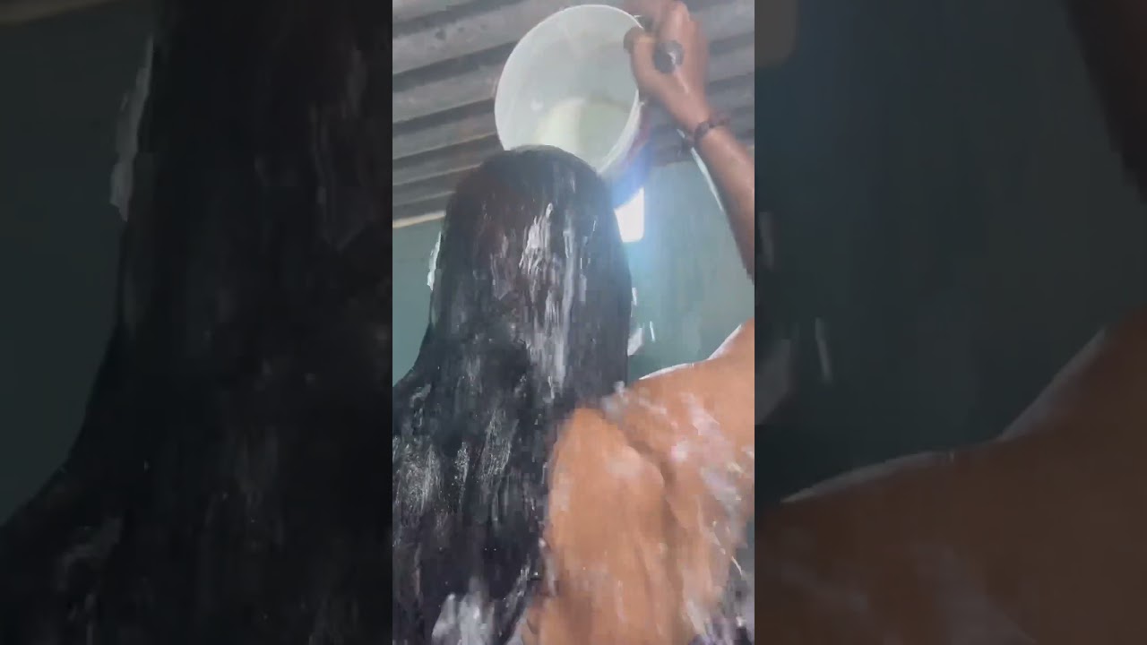 Akka Bathing Prank🤣🤣🤣Recreation😭 #hippiecouples #prank #comments #reels #trending #levianu