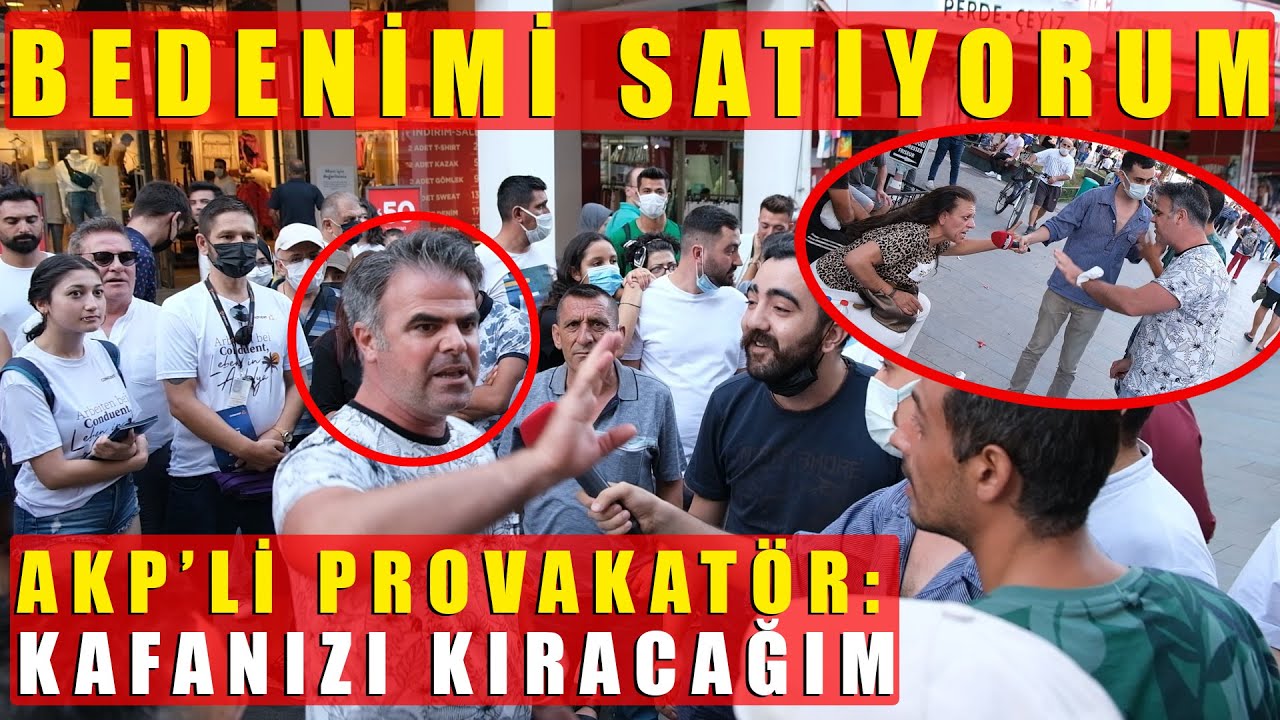 AKP'Lİ PROVAKATÖR SALDIRMAYA GELDİ, REZİL OLDU 1.BÖLÜM