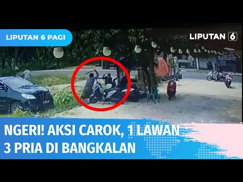 Aksi Carok Satu Lawan Tiga di Bangkalan, Berlatar Dendam dan Sakit Hati Karena Penipuan | Liputan 6