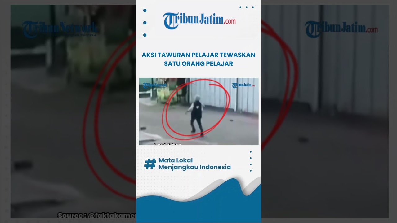 Aksi Mencekam di Cikarang, Tawuran Berujung Maut 1 Pelajar Tewas