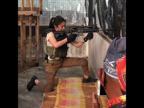 AKSI RALINE SHAH DI FILM ACTION MALAYSIA 