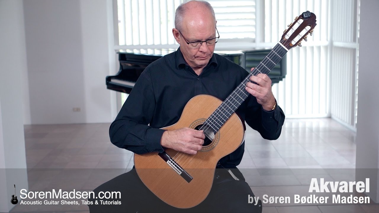 Akvarel (Soren Madsen) - Danish Guitar Performance - Soren Madsen