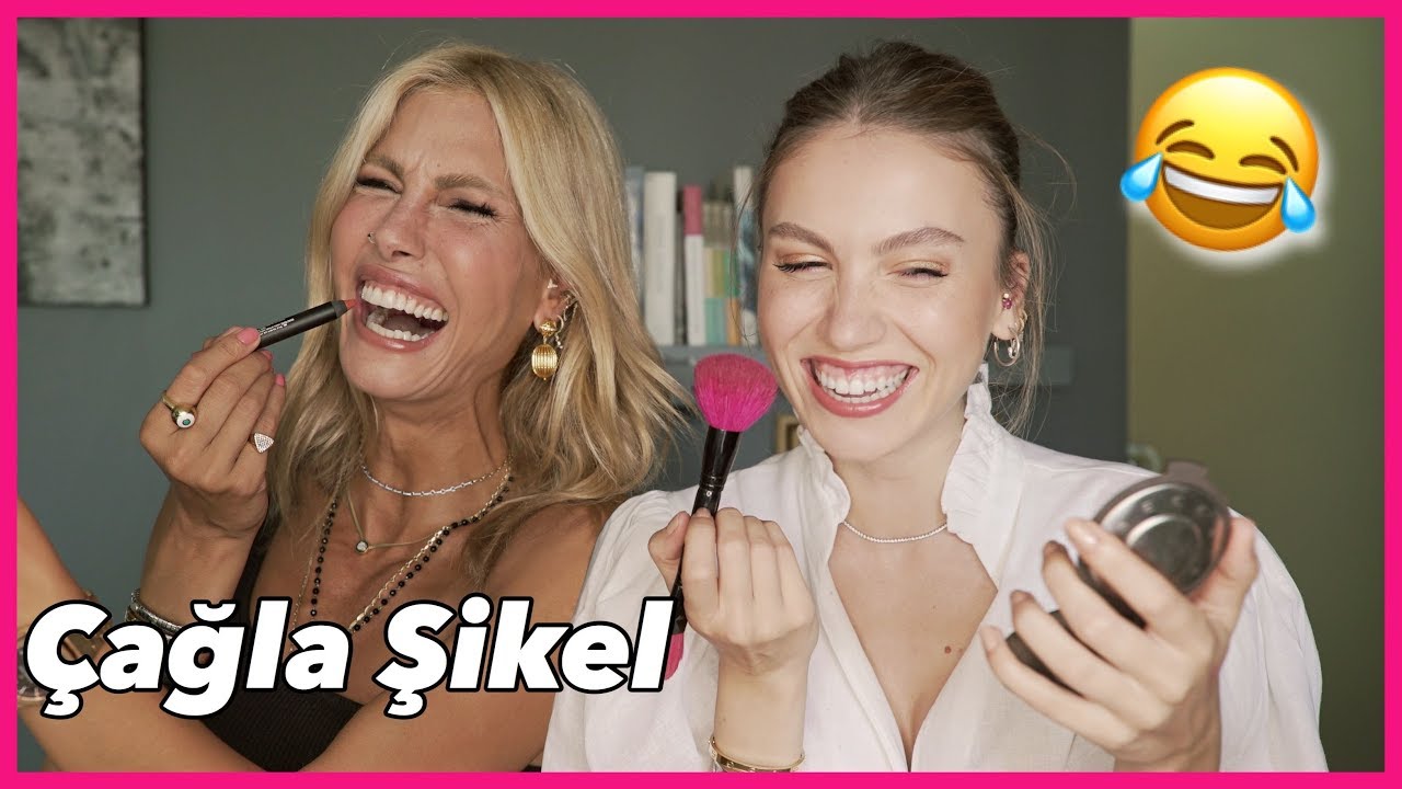 ÇAĞLA ŞİKEL İLE MAKYAJ ÇANTALARIMIZI DEĞİŞTİRDİK 💄