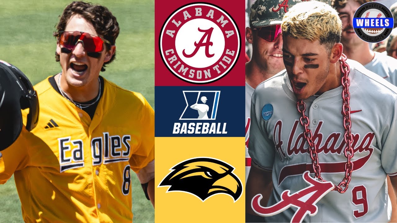 Alabama vs #16 Southern Miss (EXCITING!) |  Regionals Elimination Game | 2025 College Baseball