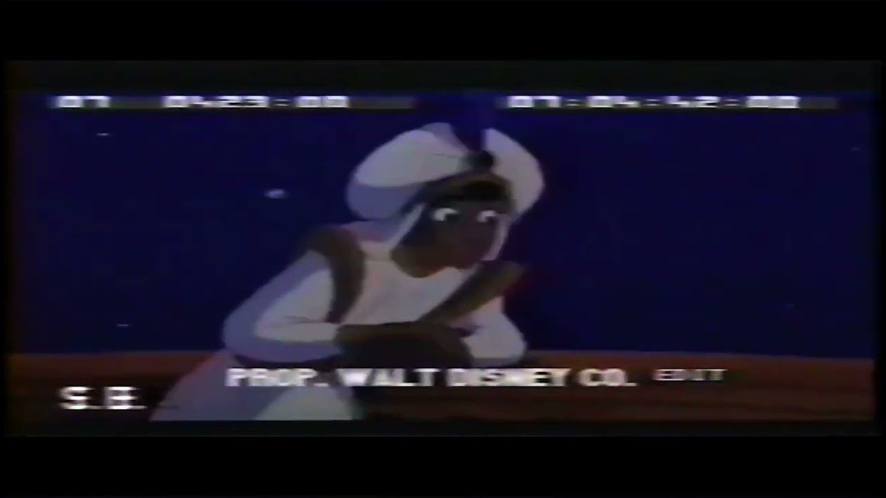 Aladdin (1992) Balcony Scene WorkPrint Version
