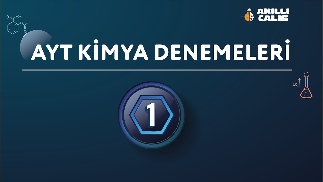 Alaittin Güneş - AYT Kimya Denemeleri 01 Çözümleri