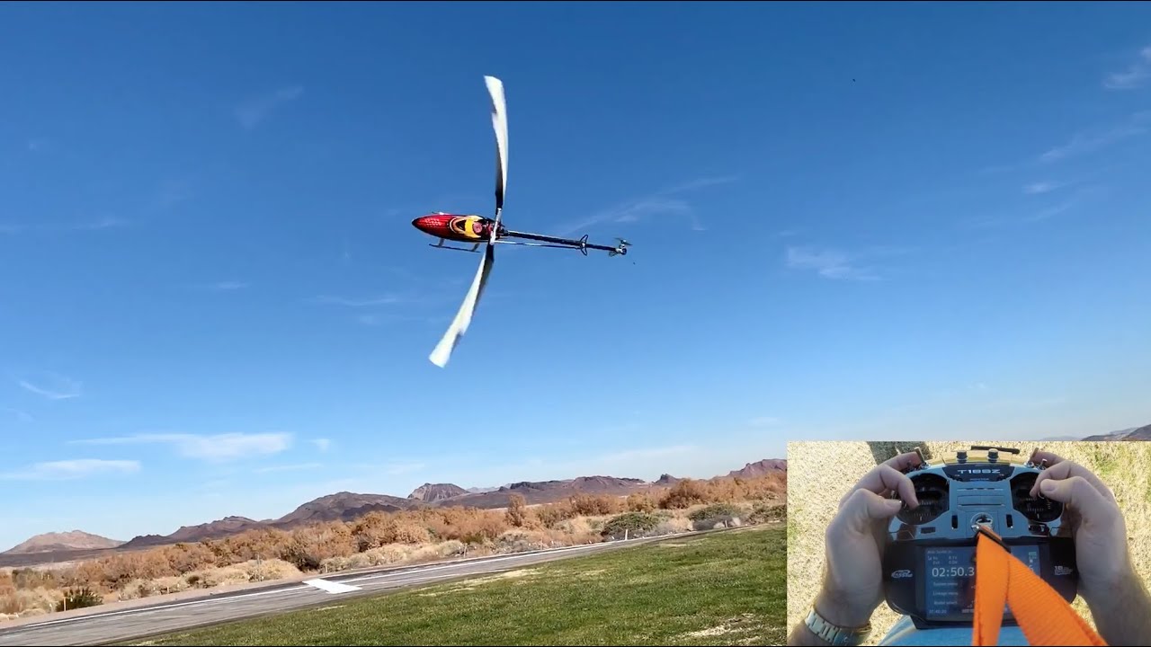 Alan Szabo Jr. ALIGN Trex 700X with Stick Cam showing my Inputs