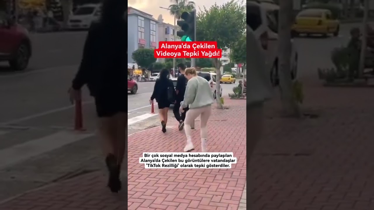 Alanya'da o videoya tepki yağdı