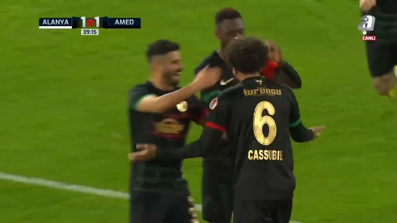 Alanyaspor  3-2  Amedspor ( Turkey cup )