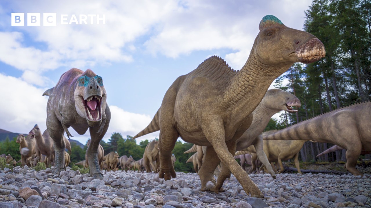Albertosaurus Outsmarts Prey to Win Respect | Walking with Dinosaurs | BBC Earth