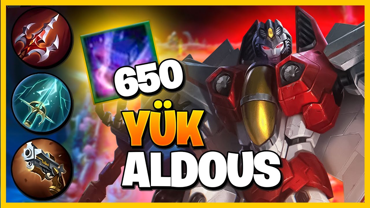 ALDOUS'LA 650 YÜK BİRİKTİRENE KADAR NELER ÇEKTİM NELER! - Mobile Legends