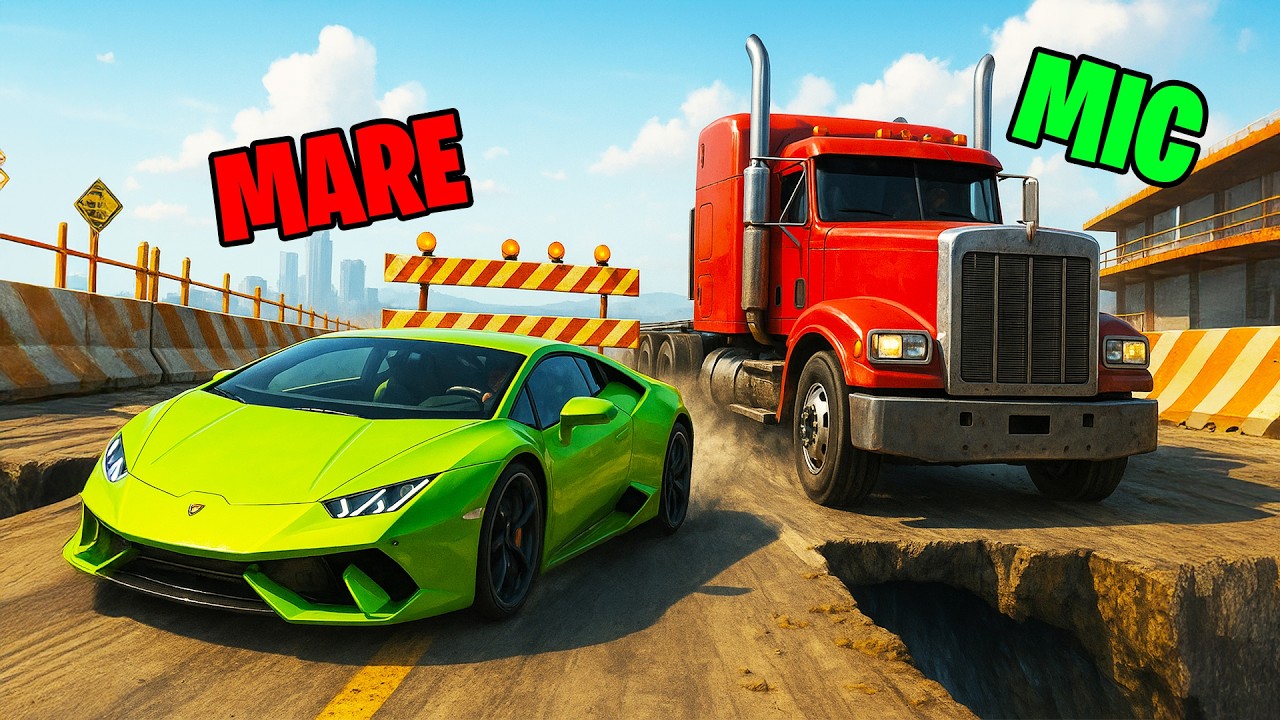 ALEGEM MASINILE DUPA MARIME IN CURSA CU OBSTACOLE EXTREME DIN GTA!